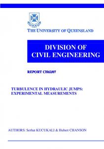 division of civil engineering - UQ eSpace