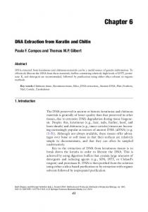 DNA Extraction from Keratin and Chitin - Springer