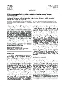 DNAzyme as an efficient tool to modulate