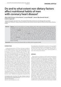 Do and to what extent non-dietary factors affect