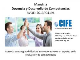 Docencia y Desarrollo de Competencias