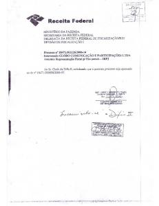 Documento completo da Receita Federal