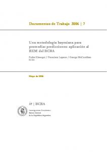 Documentos de Trabajo 2006 | 7