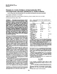 Domains in viroids - Europe PMC