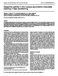 Dopamine activity in the nucleus accumbens modulates blocking in ...