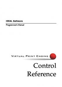 Download Control Reference - IDEAL Software GmbH