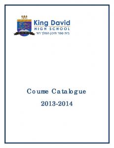 Download Course Catalogue