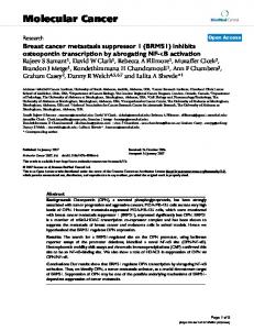 Download PDF - Molecular Cancer - BioMed Central