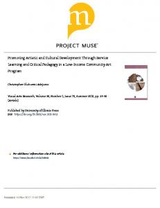 Download PDF - Project MUSE