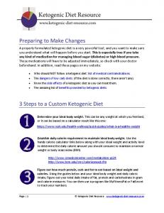 download the Basic Ketogenic Diet Plan