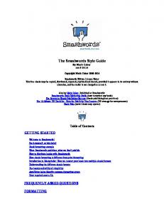 Download - The Smashwords Style Guide