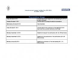 Download the timetable 2013-2014