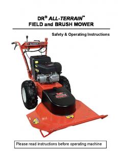 DR ALL-TERRAIN FIELD and BRUSH MOWER