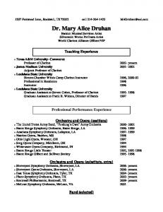 Dr. Mary Alice (Lawrence) Druhan