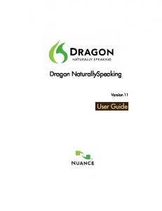 Dragon 11 user guide