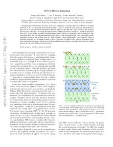 Driven Boson Sampling