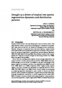 Drought as a driver of tropical tree species regeneration dynamics and ...