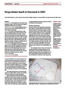 Drug-related death in Denmark in 2007