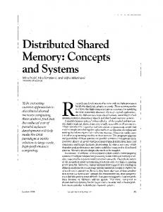 DSM - Concepts and Systems