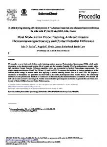 Dual Mode Kelvin Probe: Featuring Ambient Pressure ...www.researchgate.net › publication › fulltext › Dual-Mod