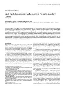 Dual-Pitch Processing Mechanisms in Primate Auditory Cortex