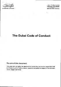 Dubai Code of Conduct