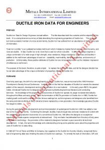 ductile iron data for engineers