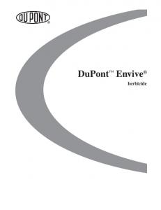 DUPONT ENVIVE - Agrian