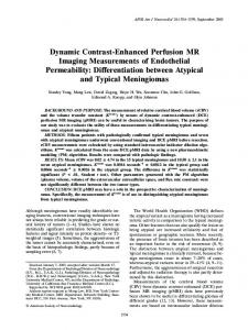 Dynamic Contrast-Enhanced Perfusion MR Imaging ... - CiteSeerX