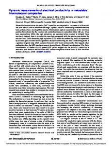 Dynamic measurements of electrical conductivity in