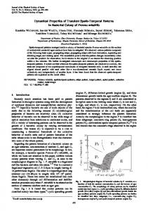 Dynamical Properties of Transient Spatio ... - Semantic Scholar