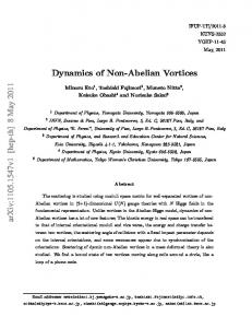 Dynamics of Non-Abelian Vortices