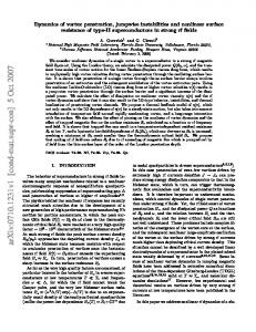 Dynamics of vortex penetration, jumpwise instabilities and nonlinear ...