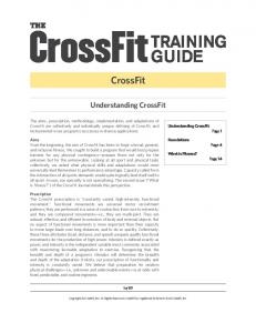 e Crossfit Training Guide