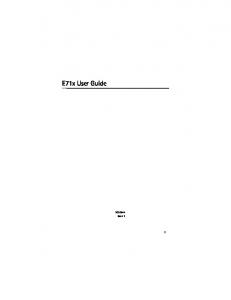 E71x User Guide - Wireless - AT&T