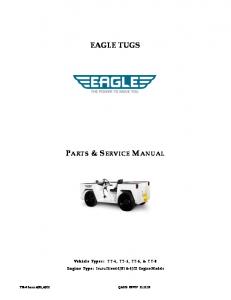 EAGLE TUGS PARTS & SERVICE MANUAL