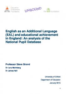 EAL - Education Endowment Foundation