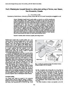 Early Mississippian lycopsid forests in a delta-plain ... - Google Sites