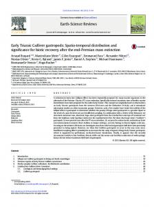 Early Triassic Gulliver gastropods: Spatio-temporal ...