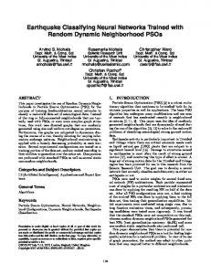 Earthquake Classifying Neural Networks Trained with Random