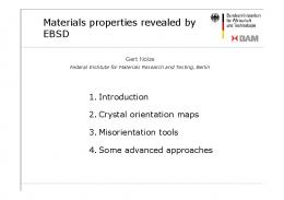 EBSD course Glasgow Part2