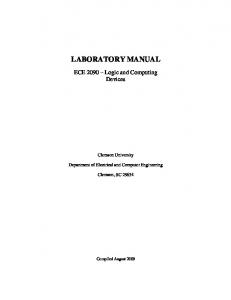 ECE 209 Lab Manual