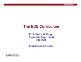 ECE undergraduate curriculum