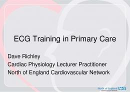 ECG Training in Primary Care