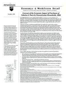 Economic & Workforce Brief - SSRN papers