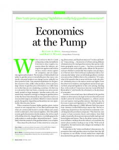 Economics at the Pump