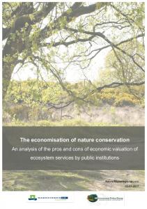 Economisation of nature conservation