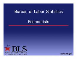 Economist - Bureau of Labor Statistics