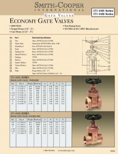 ECONOMY GATE VALVES