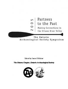 Edited by James S.Molnar The Ottawa Chapter, Ontario ...